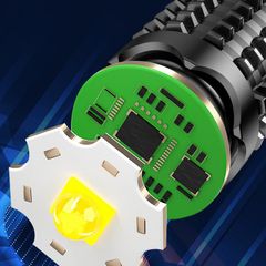 Đèn Pin Tự Vệ Pin Sạc Đa Năng - Đèn LED Chiếu Sáng Cao Cấp, Thiết Bị Bảo Vệ An Toàn Khi Cần Thiết cho Những Tình Huống Khẩn Cấp