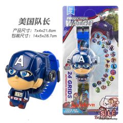 Đồng Hồ 3D Hoạt Hình Sanrio Kuromi và Hello Kitty - Quà Tặng Trẻ Em Thú Vị, Đồng Hồ Chiếu Ma Thuật Kawaii