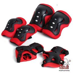 Bộ bảo vệ patin trẻ em 6 món - An toàn cho bé khi trượt patin, ván trượt, xe đạp - Giúp bảo vệ tay, chân và đầu gối hiệu quả