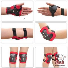 Bộ bảo vệ patin trẻ em 6 món - An toàn cho bé khi trượt patin, ván trượt, xe đạp - Giúp bảo vệ tay, chân và đầu gối hiệu quả