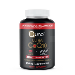 Viên Uống Hỗ Trợ Tim Mạch Qunol Ultra CoQ10 100mg - Tăng Cường Năng Lượng, Hấp Thu Gấp 3 Lần, Sản Phẩm Mỹ Chính Hãng