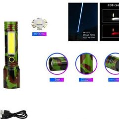 Đèn Pin MINI Siêu Sáng Có Zoom - Đèn Sáng Cao Cấp Tiện Dụng Cho Đi Bộ, Cắm Trại, Sử Dụng Khẩn Cấp - Tặng Kèm Hộp Mã 535 Màu Lính