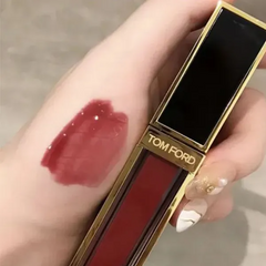 Son Bóng Tom Ford Gloss Luxe Lip 04 Exquise Màu Đỏ Đất Chính Hãng - Son Dưỡng Môi Sang Trọng, Độ Bám Màu Lâu, Dưỡng Ẩm Hoàn Hảo