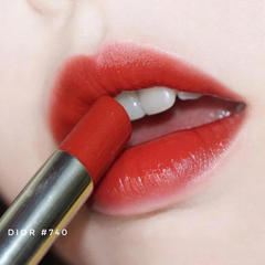 Son Dior Addict Hydrating Shine 740 Saddle - Son Môi Cao Cấp Màu Đỏ Gạch Quyến Rũ, Dưỡng Ẩm Mượt Mà, Phong Cách Sang Trọng