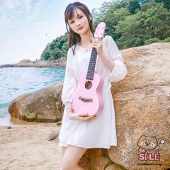 Đàn Ukulele Mini 58cm Chất Lượng Cao - Đàn Ghita Dây Cước Âm Thanh Chuẩn - Nhiều Màu Sắc Dành Cho Người Yêu Âm Nhạc