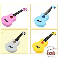 Đàn Ukulele Mini 58cm Chất Lượng Cao - Đàn Ghita Dây Cước Âm Thanh Chuẩn - Nhiều Màu Sắc Dành Cho Người Yêu Âm Nhạc