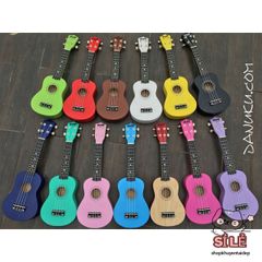Đàn Ukulele Mini 58cm Chất Lượng Cao - Đàn Ghita Dây Cước Âm Thanh Chuẩn - Nhiều Màu Sắc Dành Cho Người Yêu Âm Nhạc