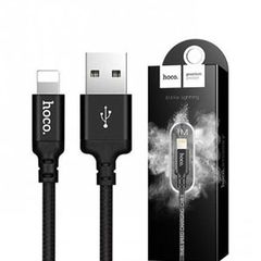 Cáp Sạc Nhanh Hoco X14 cho iPhone - Dây Đồng 1m, Tốc Độ 2.4A, Bện Nylon Bền Bỉ - Phụ Kiện Điện Thoại Tiện Lợi