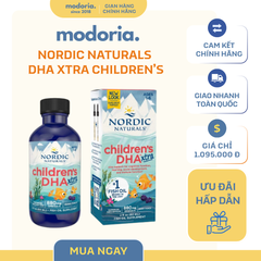Nordic Naturals DHA Xtra Dạng Giọt 60ml - Hỗ Trợ Phát Triển Trí Não và Thị Lực Cho Trẻ 1–6 Tuổi - Sản Phẩm Từ Mỹ