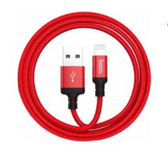 Cáp Sạc Nhanh Hoco X14 cho iPhone - Dây Đồng 1m, Tốc Độ 2.4A, Bện Nylon Bền Bỉ - Phụ Kiện Điện Thoại Tiện Lợi