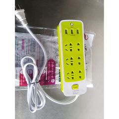 Ổ Cắm Điện Đa Năng Màu Xanh Chống Giật