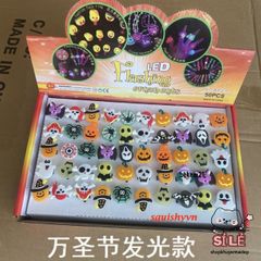 Nhẫn Phát Sáng LED Nhân Vật Hoạt Hình Điều Chỉnh Kích Thước - Quà Tặng học Sinh và Đồ Chơi Trẻ Em Thú Vị