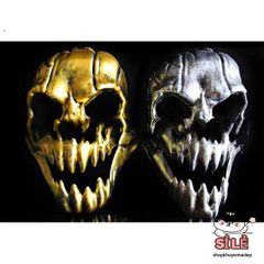 Mặt Nạ Halloween Đầu Lâu Xương Sọ Cho Nam - Phụ Kiện Hóa Trang Độc Đáo, Phong Cách Đặc Biệt, Quà Tặng Dành Cho Fan Hâm Mộ