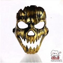 Mặt Nạ Halloween Đầu Lâu Xương Sọ Cho Nam - Phụ Kiện Hóa Trang Độc Đáo, Phong Cách Đặc Biệt, Quà Tặng Dành Cho Fan Hâm Mộ