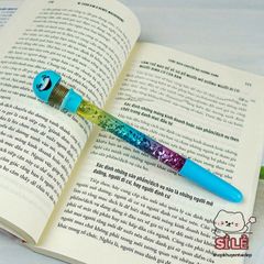 Bút Nước Nhũ Emoji Mặt Cười - Bút Bi Lò Xo Dễ Thương, Chất Lượng Cao, Xu Hướng Văn Phòng Phẩm 2023