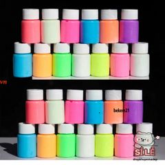 Sơn Acrylic Phát Quang Không Độc Hại - Sơn Graffiti An Toàn Cho Nghệ Sĩ - Mẫu 12-09, Phát Sáng Đẹp Trong Bóng Tối