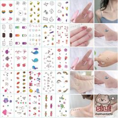 Miếng Dán Hình Xăm Nhỏ Độc Đáo - Combo 30 Tờ Thể Hiện Cá Tính, Dễ Dàng Sử Dụng, Không Gây Kích Ứng Da