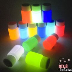 Sơn Dạ Quang 20ML An Toàn - Bộ 7 Màu Phát Sáng Rực Rỡ Cho Nghệ Thuật Trang Điểm, Nail Art Và Halloween