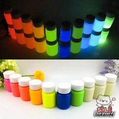 Sơn Dạ Quang 20ML An Toàn - Bộ 7 Màu Phát Sáng Rực Rỡ Cho Nghệ Thuật Trang Điểm, Nail Art Và Halloween