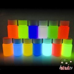 Sơn Dạ Quang 20ML An Toàn - Bộ 7 Màu Phát Sáng Rực Rỡ Cho Nghệ Thuật Trang Điểm, Nail Art Và Halloween