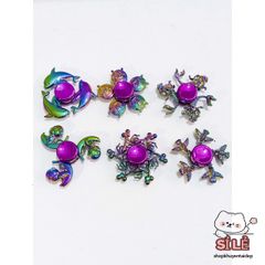 Fidget Spinner Kim Loại G21-40 Gradient - Cán Bằng, Giải Tỏa Stress, Hàng Chất Lượng, Độc Đáo, Vòng Bi êm ái, Kích Thước 6cm x 6cm