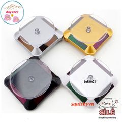 Kệ Xoay Trang Sức 360 Độ Cao Cấp ABS - Đế Trưng Bày Đen, Kích Thước 13cm, Thân Thiện Môi Trường, Dùng Bán Hàng và Trang Trí