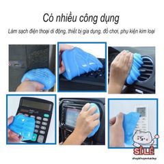 Gel Làm Sạch Đa Năng Super Clean 80g - Giải Pháp Vệ Sinh Ô Tô, Bàn Phím, Thiết Bị Điện Tử Hiệu Quả