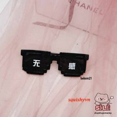 Kính Mắt Thug Life Cá Tính Dân Chơi Đen - Kính Mát Phong Cách Cool Ngầu Thời Trang Nữ, Bảo Vệ Mắt Chống Tia UV