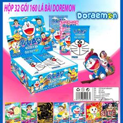 Bộ ảnh thẻ Doraemon - Bộ bài chơi Do or Drink, 52 lá + 2 Joker, quà tặng thú vị cho fan anime văn phòng phẩm