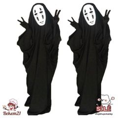 Bộ đồ hóa trang Vô Diện 3 món - Trang phục cosplay độc đáo cho trẻ em và người lớn, hoàn hảo cho mùa lễ hội và sự kiện hóa trang