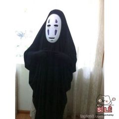 Bộ đồ hóa trang Vô Diện 3 món - Trang phục cosplay độc đáo cho trẻ em và người lớn, hoàn hảo cho mùa lễ hội và sự kiện hóa trang