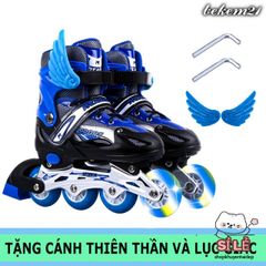 Giày Trượt Patin Phát Sáng QF Thế Hệ Mới Cho Trẻ Em - Bền Bỉ, An Toàn, Tặng 2 Cờ Lê, Thích Hợp Mọi Kích Cỡ