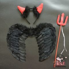 Đôi Cánh Thiên Thần Lông Vũ Rực Rỡ Dành Cho Cosplay Halloween - Trang Phục Hóa Trang Đặc Biệt Cho Trẻ Em và Người Lớn