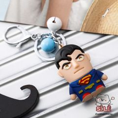 Móc Khóa LED Superman Phát Sáng - 3 Trong 1 Có Nhạc và Đèn Chiếu Thời Trang Độc Đáo Cho Fan Siêu Anh Hùng