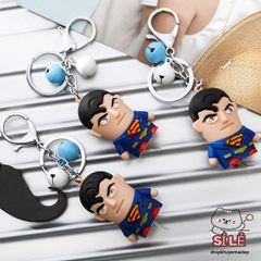 Móc Khóa LED Superman Phát Sáng - 3 Trong 1 Có Nhạc và Đèn Chiếu Thời Trang Độc Đáo Cho Fan Siêu Anh Hùng
