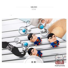 Móc Khóa LED Superman Phát Sáng - 3 Trong 1 Có Nhạc và Đèn Chiếu Thời Trang Độc Đáo Cho Fan Siêu Anh Hùng
