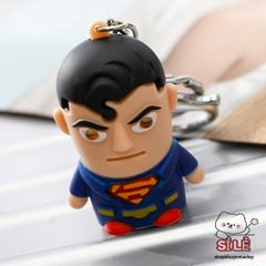 Móc Khóa LED Superman Phát Sáng - 3 Trong 1 Có Nhạc và Đèn Chiếu Thời Trang Độc Đáo Cho Fan Siêu Anh Hùng