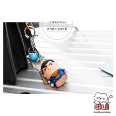 Móc Khóa LED Superman Phát Sáng - 3 Trong 1 Có Nhạc và Đèn Chiếu Thời Trang Độc Đáo Cho Fan Siêu Anh Hùng