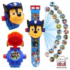 Đồng Hồ Chiếu Hình 3D Nhân Vật Hoạt Hình - Đồng Hồ Điện Tử Màu Sắc Dành Cho Bé Trai Gái, Quà Tặng Sáng Tạo Thú Vị