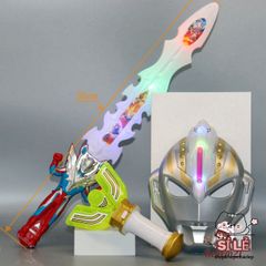 Bộ Trang Phục Siêu Nhân ULTRAMAN Cho Bé Trai - Thời Trang Hóa Trang Halloween với Đèn LED và Âm Thanh Cosplay
