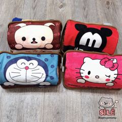 Túi sưởi hình Doremon dễ thương - Túi chườm nóng lạnh mini tiện lợi cho mùa đông ấm áp thú vị