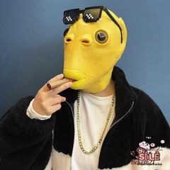 Mặt Nạ Quái Vật Đầu Cá Xanh Lá - Phụ Kiện Halloween Phong Cách Độc Đáo Cho Sự Kiện Hóa Trang và Chụp Ảnh