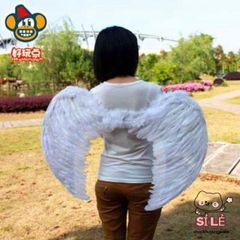 Cánh Thiên Thần Lông Vũ 3D - Phụ Kiện Trang Phục Halloween Cho Trẻ Em & Người Lớn - Đồ Hóa Trang Thú Vị, Quà Tặng Độc Đáo