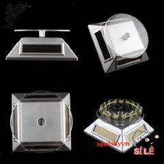 Bàn Xoay Chụp Ảnh Năng Lượng Mặt Trời - Đế Xoay 360 Độ Cho Trang Sức, Đồng Hồ - Thiết Bị Quay Video Tiết Kiệm Năng Lượng