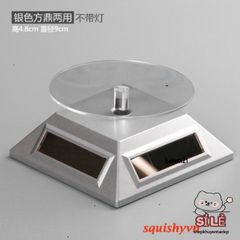 Bàn Xoay Chụp Ảnh Năng Lượng Mặt Trời - Đế Xoay 360 Độ Cho Trang Sức, Đồng Hồ - Thiết Bị Quay Video Tiết Kiệm Năng Lượng
