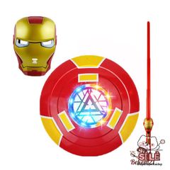 Bộ Trang Phục Siêu Anh Hùng Cho Bé - Ironman, Người Nhện, Hulk, Captain America, Mặt Nạ Phát Sáng, Gậy Ánh Sáng - Thời Trang Cosplay Trẻ Em