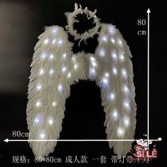 Đôi Cánh Thiên Thần Lông Vũ Đẹp - Phụ Kiện Hóa Trang Cosplay Nhiều Màu Sắc Cho Trẻ Em và Người Lớn