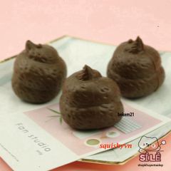 Móc Khóa Hình Cục Shit Ngựa - Đồ Chơi Bóp Squishy Dễ Thương, Giải Tỏa Căng Thẳng, Phù Hợp Với Fan Gudetama