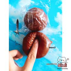 Móc Khóa Hình Cục Shit Ngựa - Đồ Chơi Bóp Squishy Dễ Thương, Giải Tỏa Căng Thẳng, Phù Hợp Với Fan Gudetama