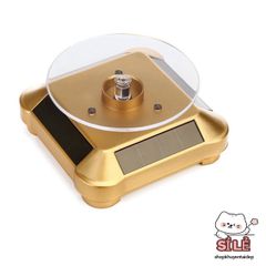 Bàn Xoay Trưng Bày Sản Phẩm 360 Độ - Đĩa Xoay Chụp Ảnh Độc Đáo Bằng Nhựa ABS Chạy Pin hoặc Năng Lượng Mặt Trời